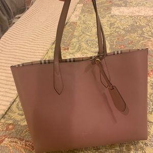 Burberry reversible tote bag